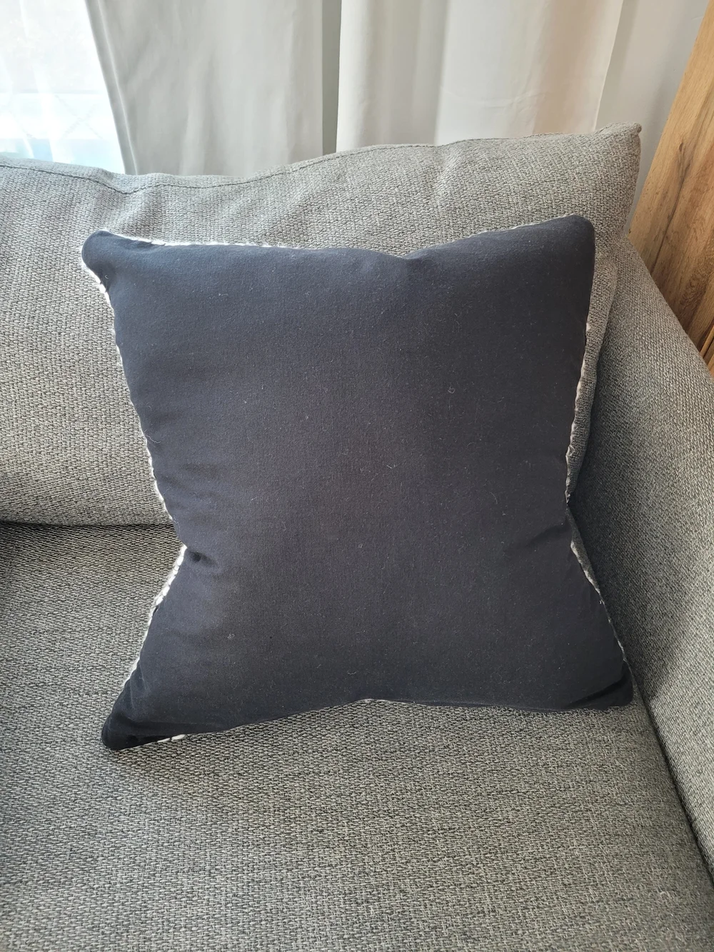 CB2 Black and White Grid Keelie Accent Pillow Covers Only - 23